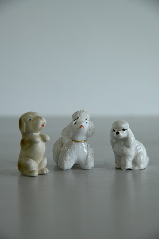 3 Tiny Dog Ornaments - Kernow Furniture
