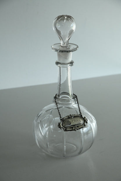 Antique Glass Decanter - Kernow Furniture