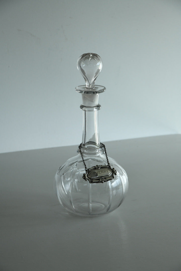 Antique Glass Decanter - Kernow Furniture