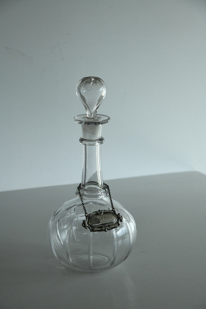 Antique Glass Decanter - Kernow Furniture