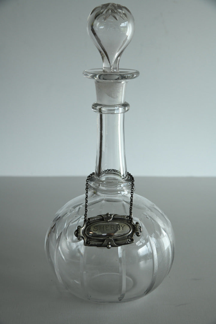 Antique Glass Decanter - Kernow Furniture