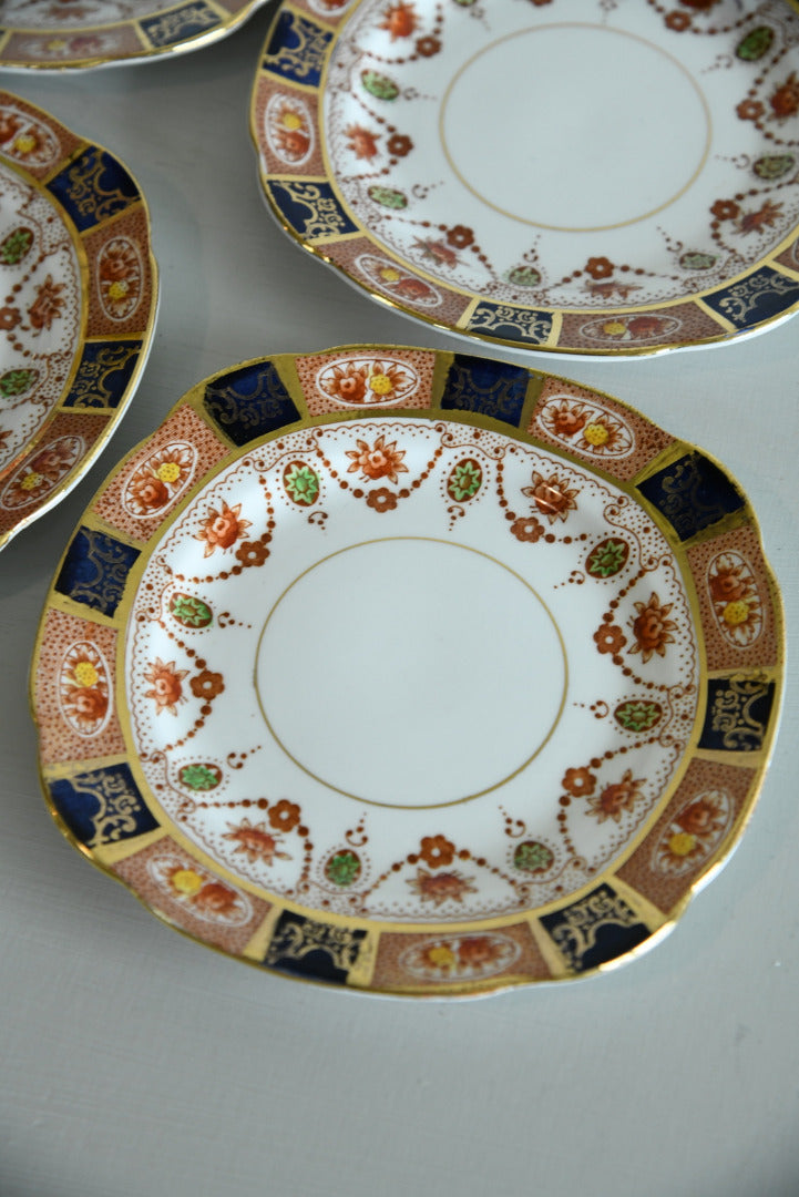 4 1930s Colclough China Tea Plates - Kernow Furniture