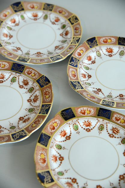 4 1930s Colclough China Tea Plates - Kernow Furniture