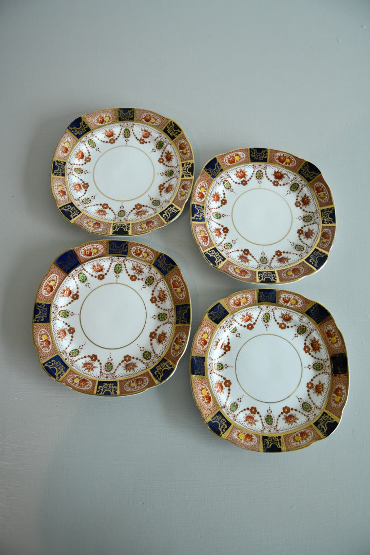 4 1930s Colclough China Tea Plates - Kernow Furniture