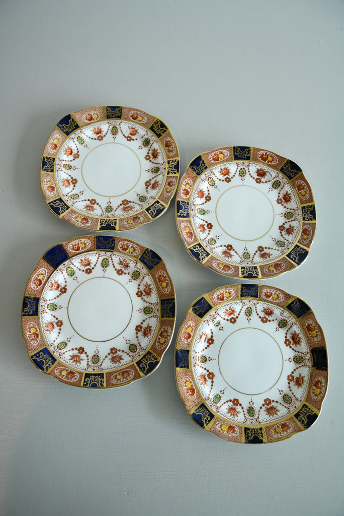 4 1930s Colclough China Tea Plates - Kernow Furniture