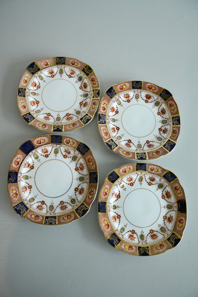 4 1930s Colclough China Tea Plates - Kernow Furniture