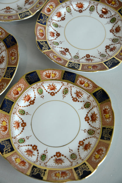 4 1930s Colclough China Tea Plates - Kernow Furniture