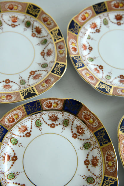 4 1930s Colclough China Tea Plates - Kernow Furniture