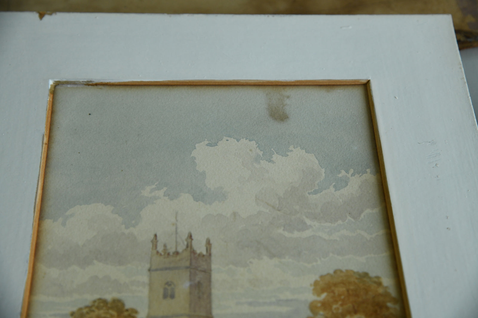 Church Watercolour Painting - Kernow Furniture