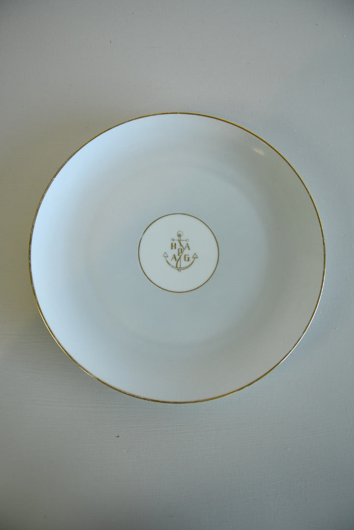 MS Frankfurt Hamburg Amerika Line Dinner Plate - Kernow Furniture