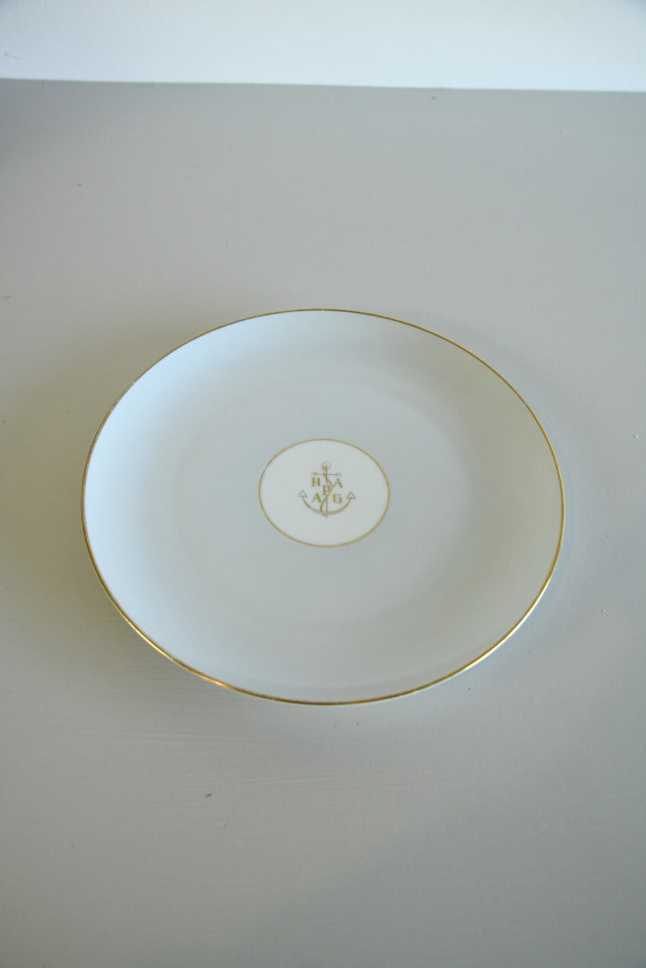 MS Frankfurt Hamburg Amerika Line Dinner Plate - Kernow Furniture