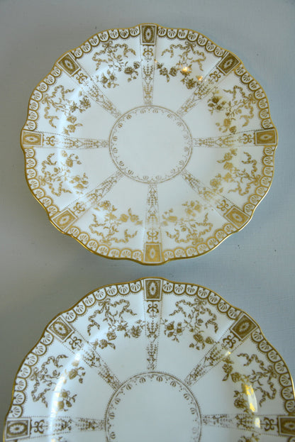 Pair Royal Crown Derby Plates - Kernow Furniture