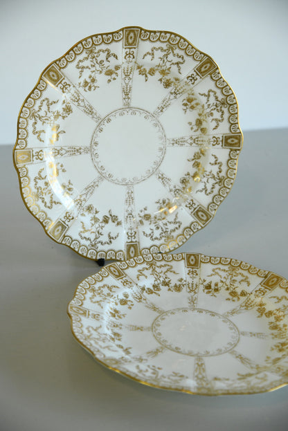 Pair Royal Crown Derby Plates - Kernow Furniture