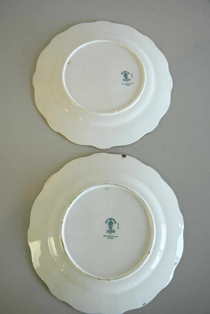 Pair Royal Crown Derby Plates - Kernow Furniture