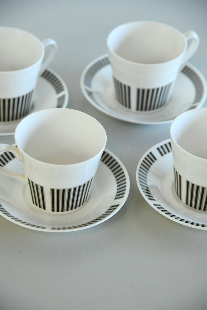 4 Royal Osborne Caprice Cups - Kernow Furniture