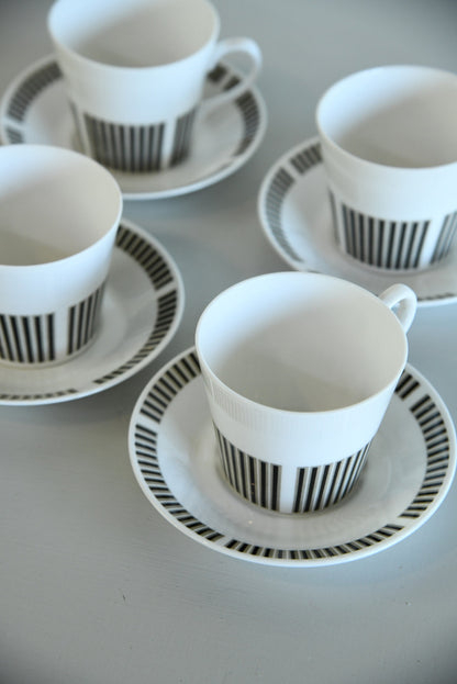 4 Royal Osborne Caprice Cups - Kernow Furniture