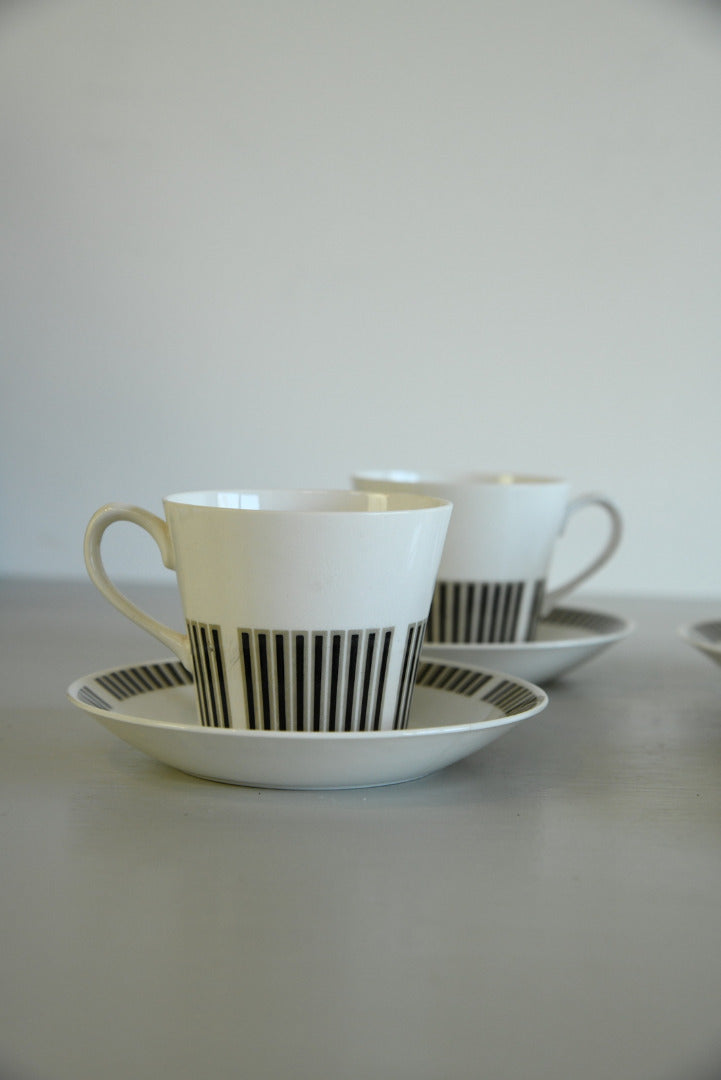 4 Royal Osborne Caprice Cups - Kernow Furniture