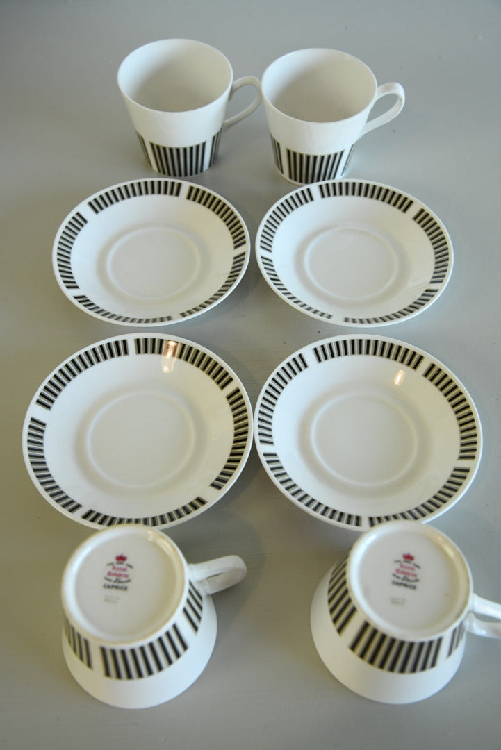 4 Royal Osborne Caprice Cups - Kernow Furniture