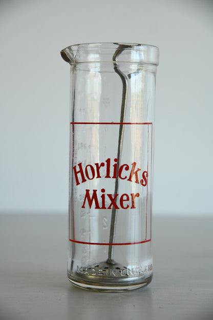 Vintage Glass Horlicks Mixer - Kernow Furniture