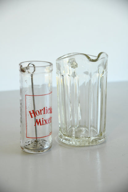 Vintage Glass Horlicks Mixer - Kernow Furniture