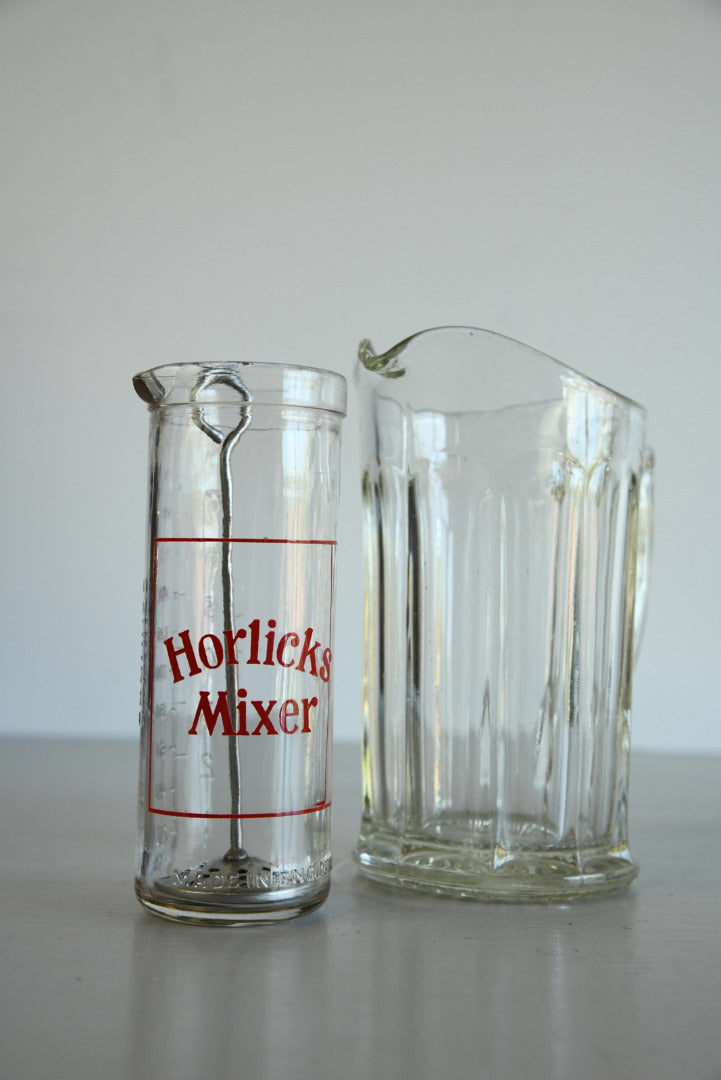 Vintage Glass Horlicks Mixer - Kernow Furniture