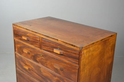 Vintage Mahogany Chest of Drawers - Kernow Furniture