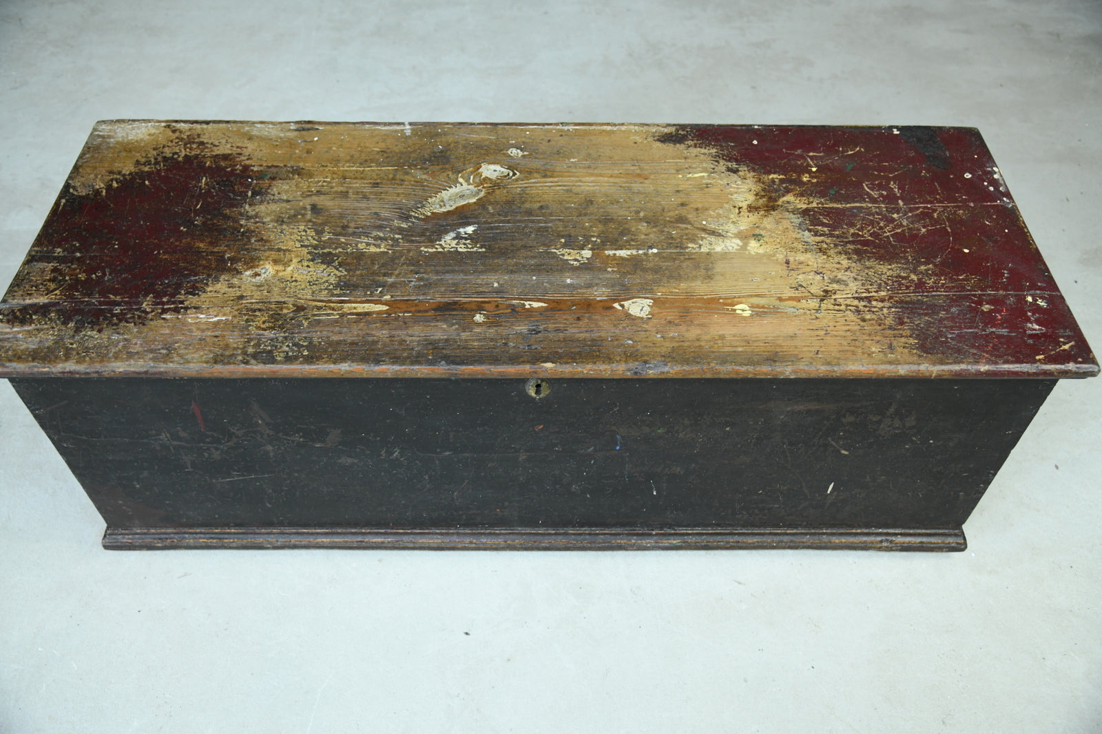 Antique Rustic Pine Box