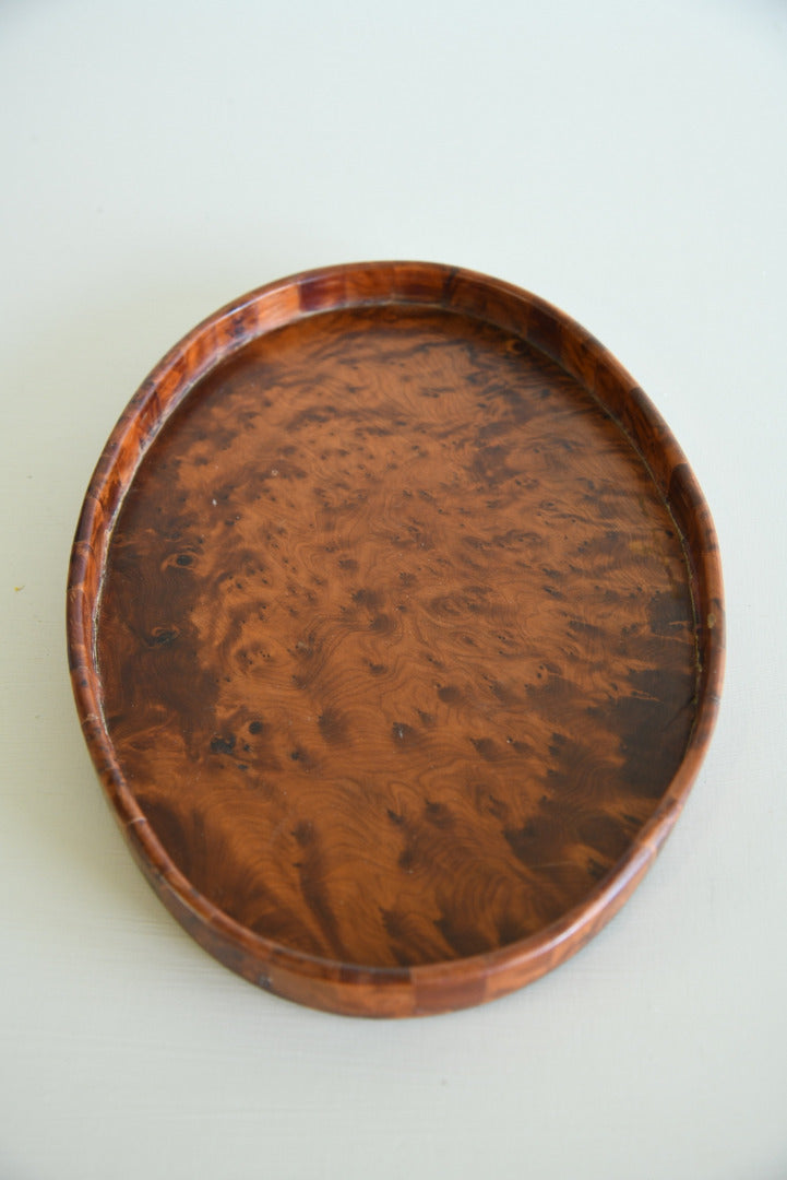 Birdseye Maple Oval Tray - Kernow Furniture