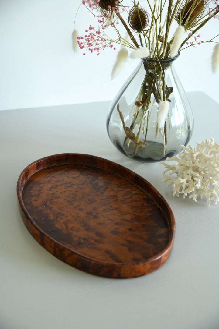 Birdseye Maple Oval Tray - Kernow Furniture