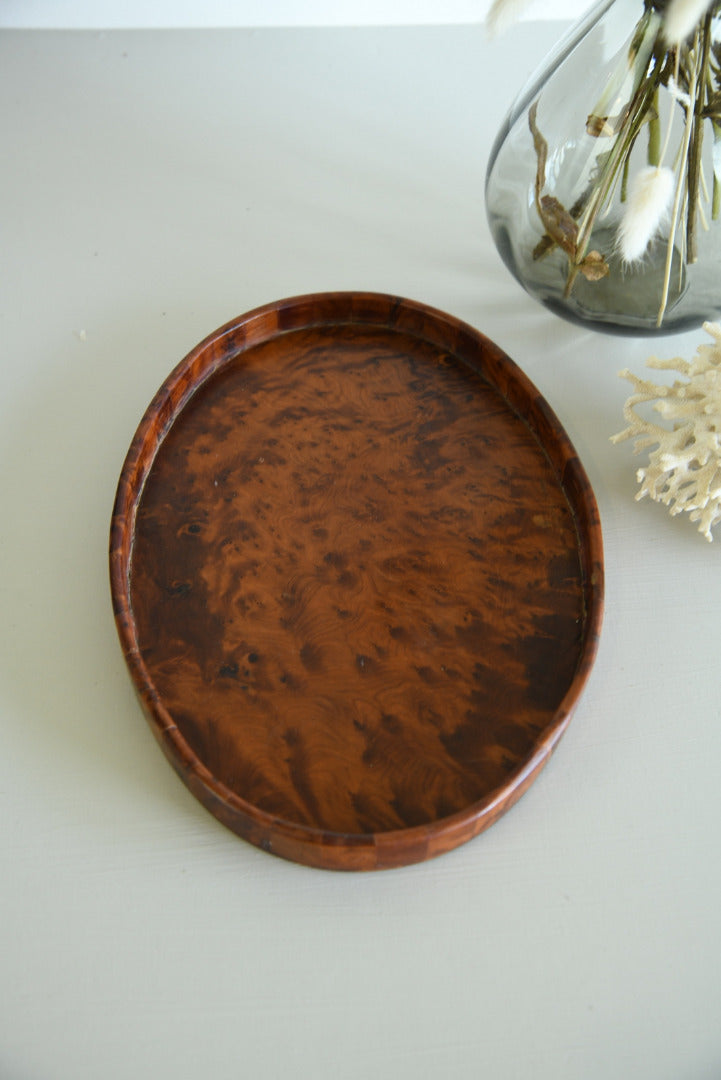 Birdseye Maple Oval Tray - Kernow Furniture