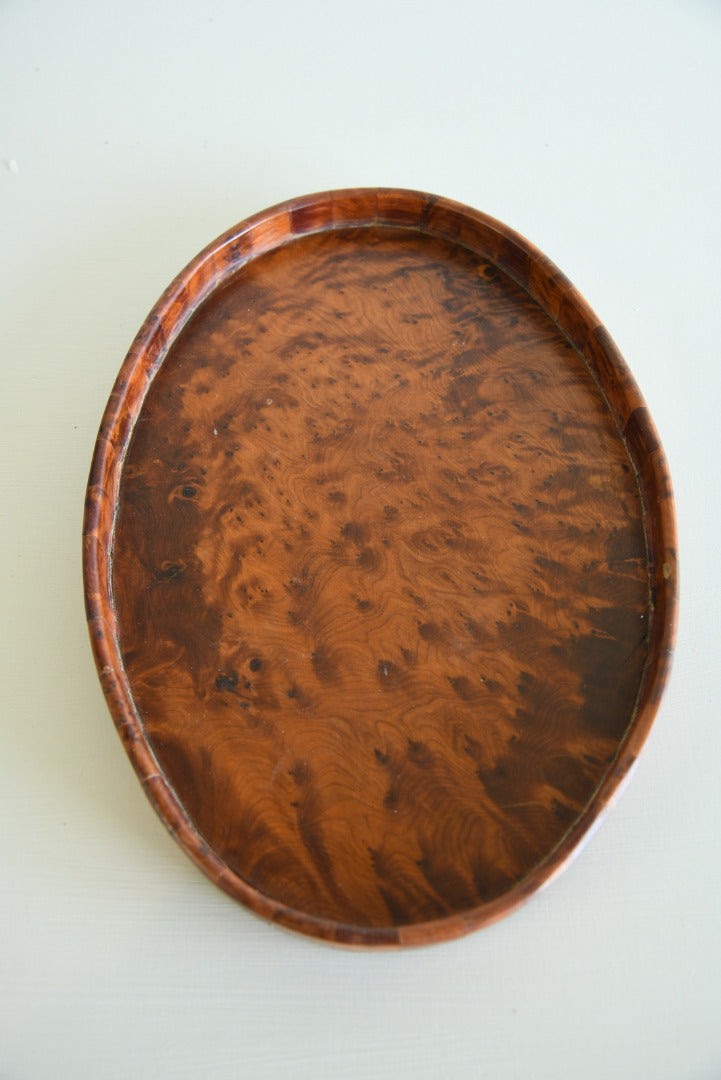 Birdseye Maple Oval Tray - Kernow Furniture