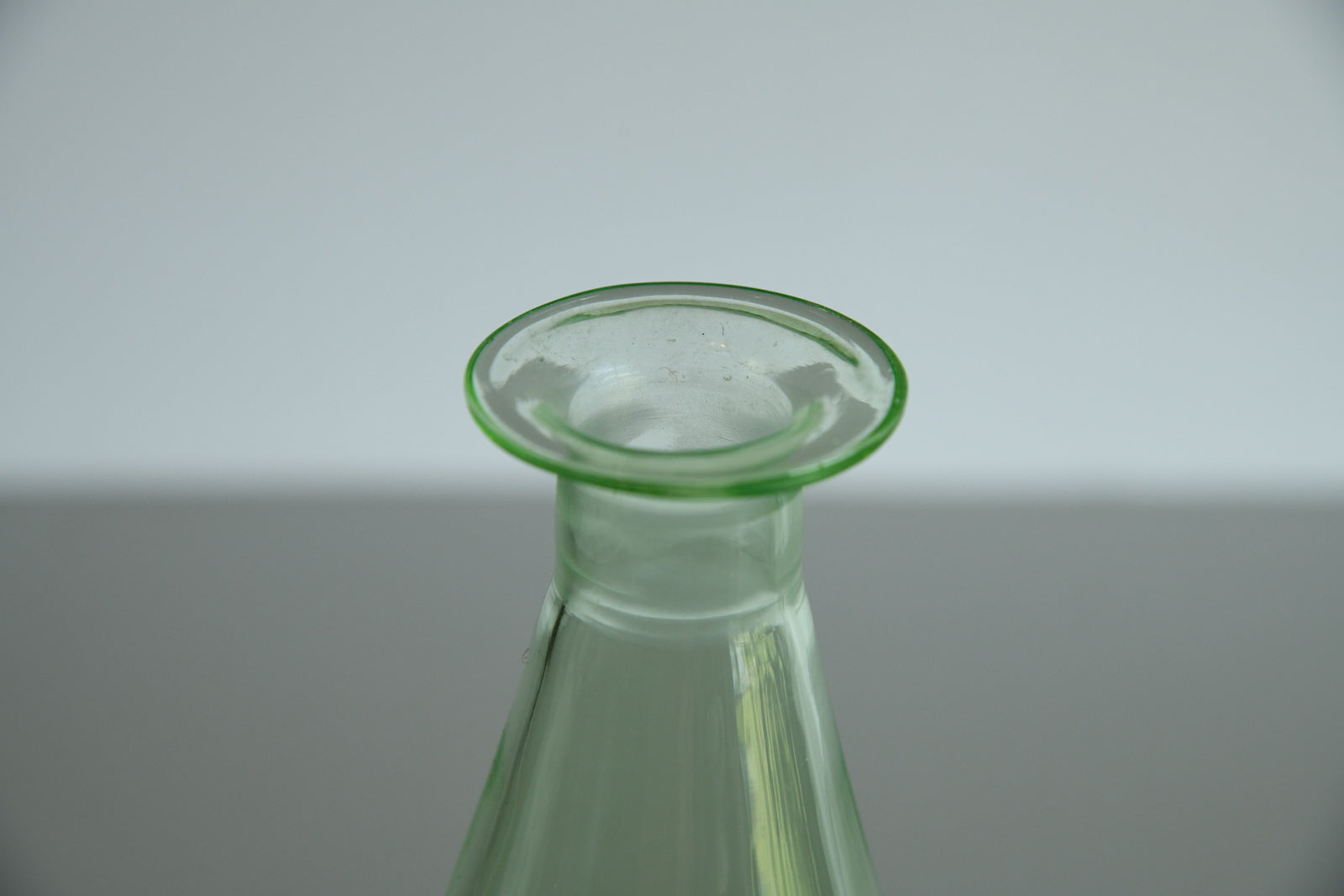 Green Glass Decanter - Kernow Furniture