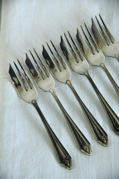 6 Vintage Cake Fork - Kernow Furniture