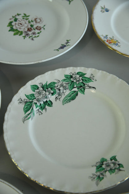 Collection Vintage Floral Plates - Kernow Furniture