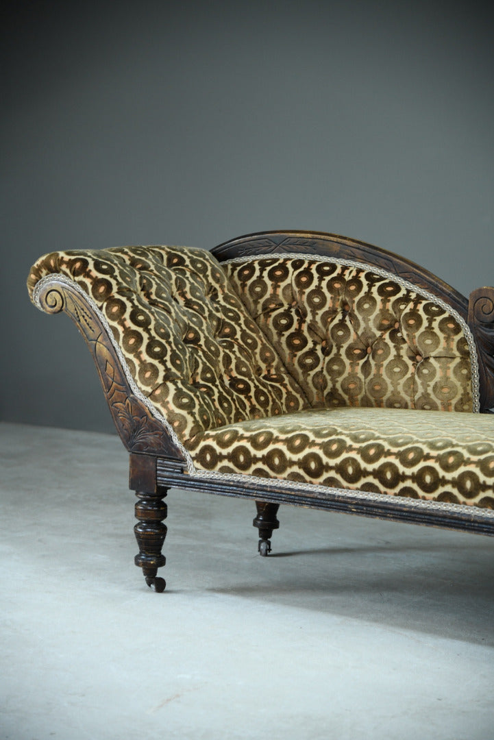 Antique Victorian Chaise Longue