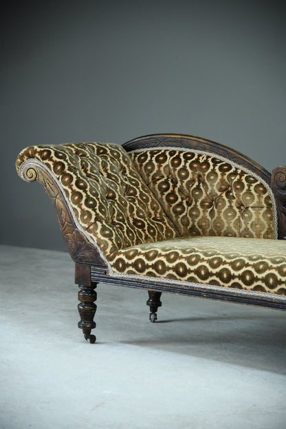 Antique Victorian Chaise Longue