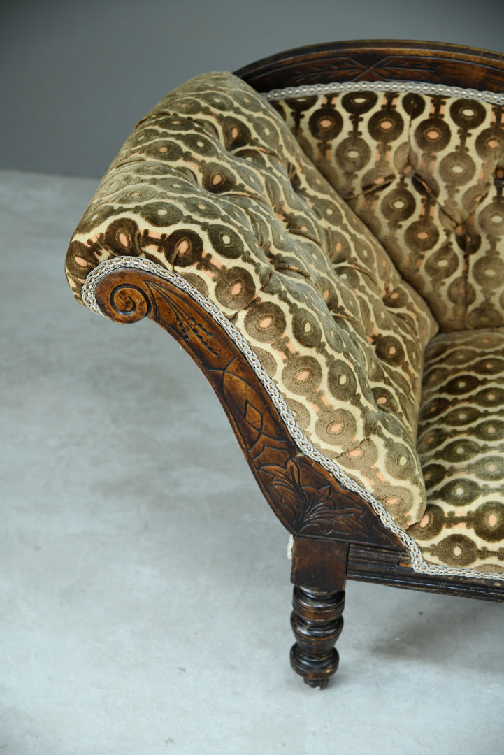 Antique Victorian Chaise Longue