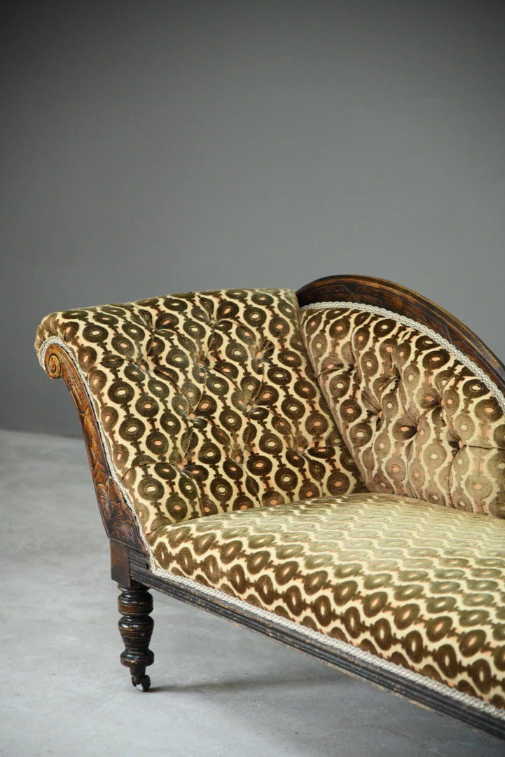 Antique Victorian Chaise Longue