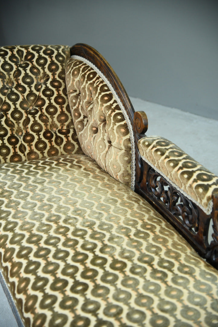 Antique Victorian Chaise Longue