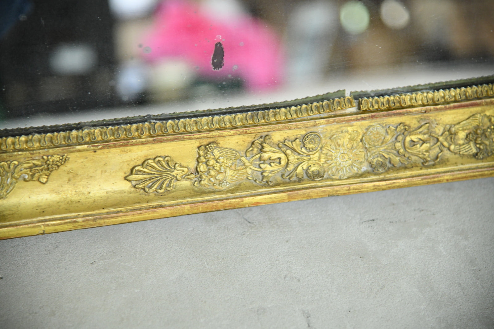 Antique Gilt Wall Mirror