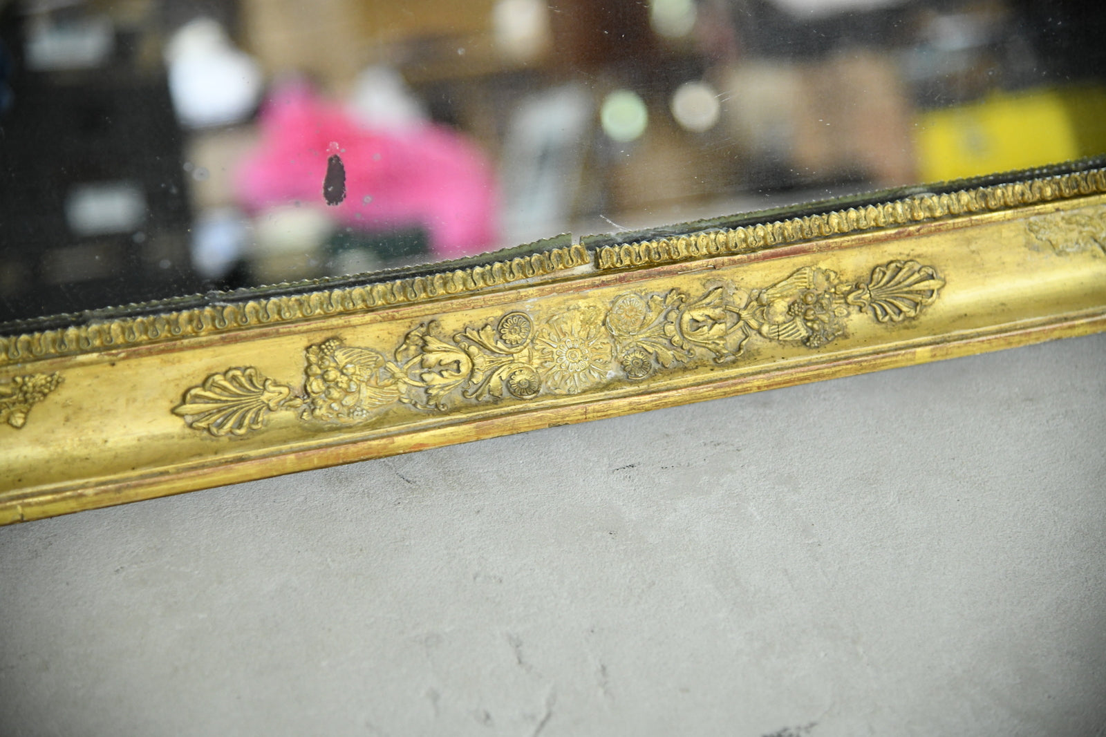 Antique Gilt Wall Mirror