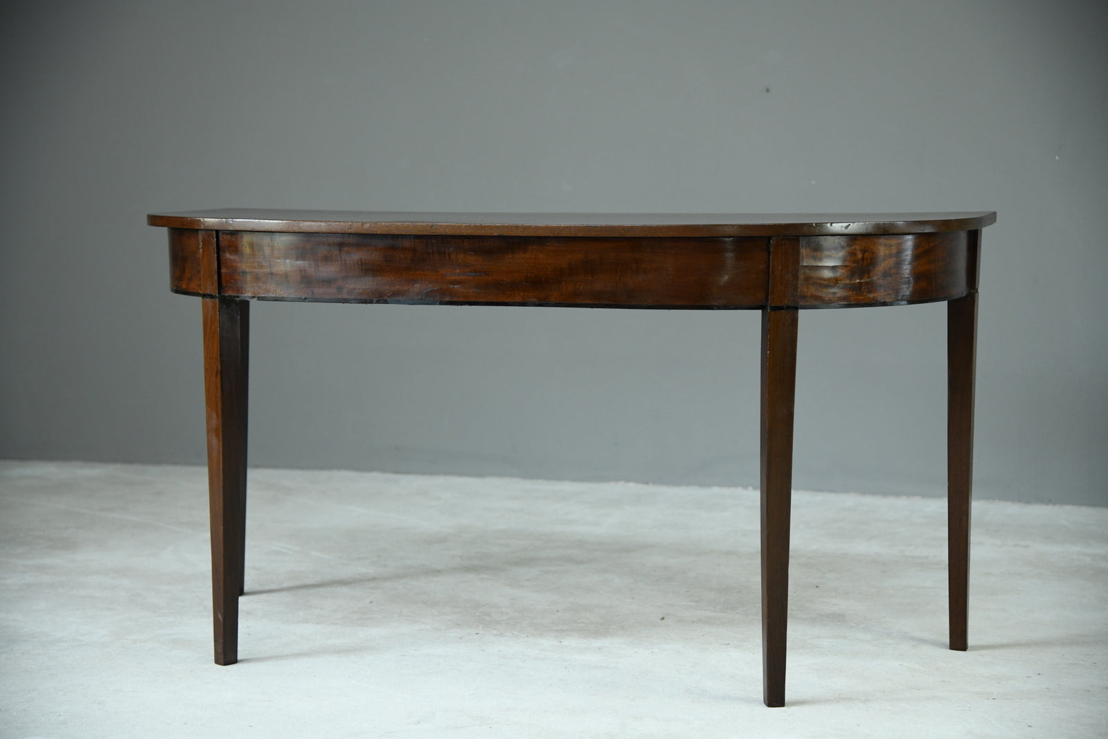Mahogany D End Occasional Table