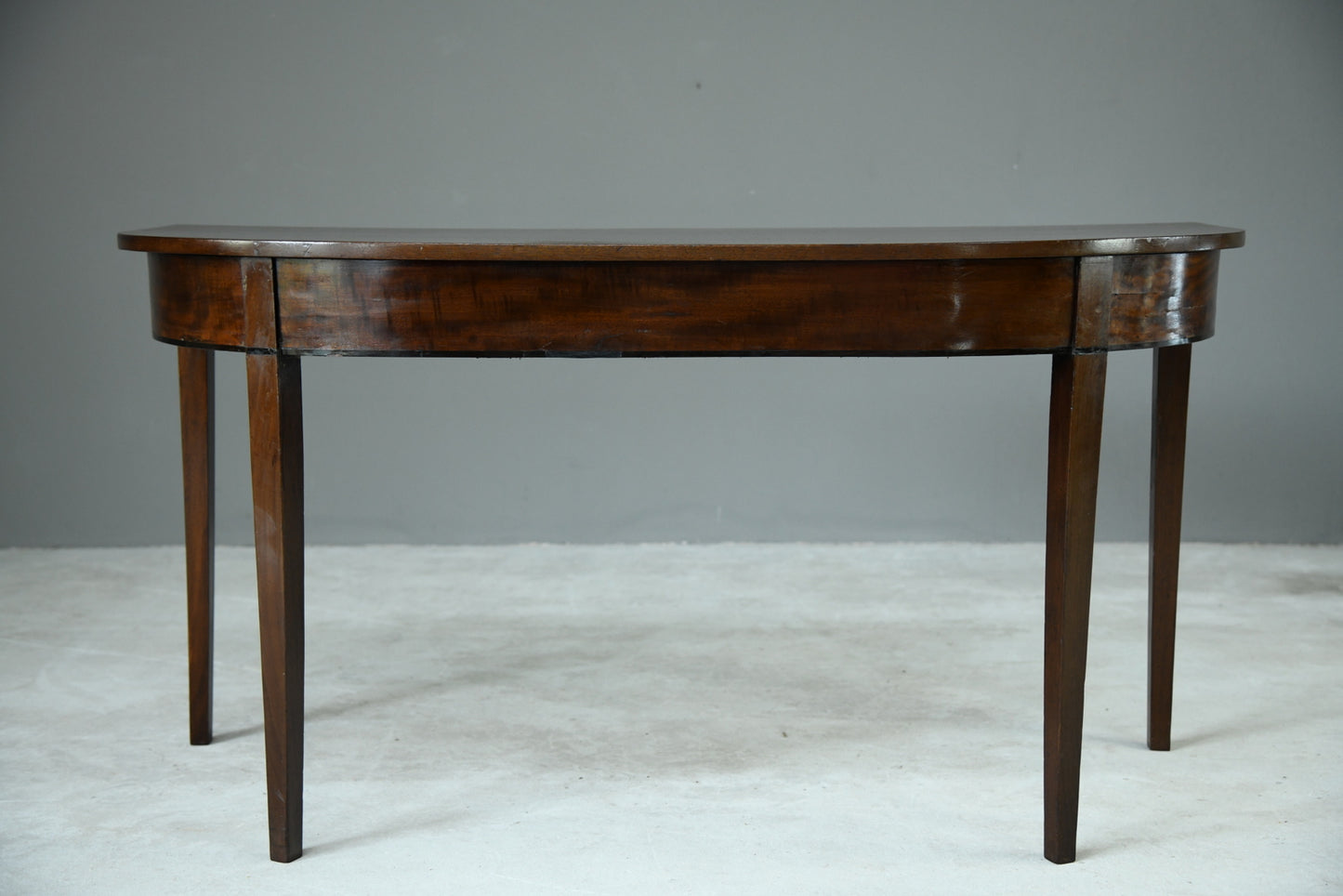 Mahogany D End Occasional Table