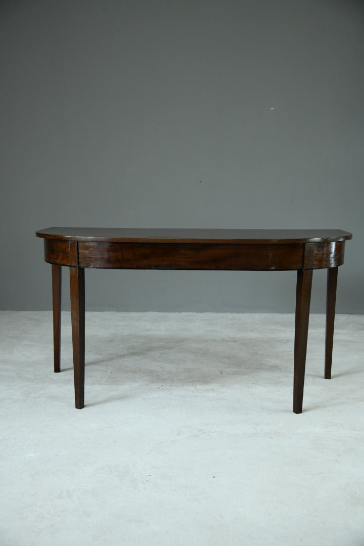 Mahogany D End Occasional Table