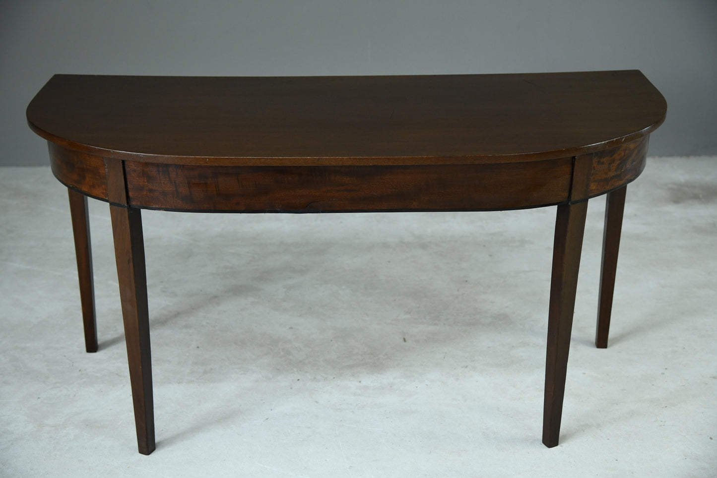 Mahogany D End Occasional Table