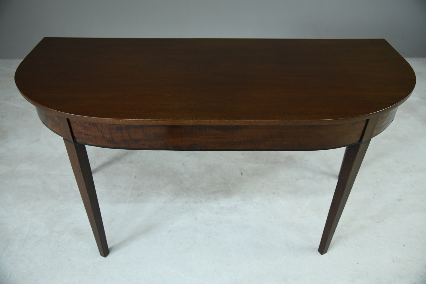 Mahogany D End Occasional Table