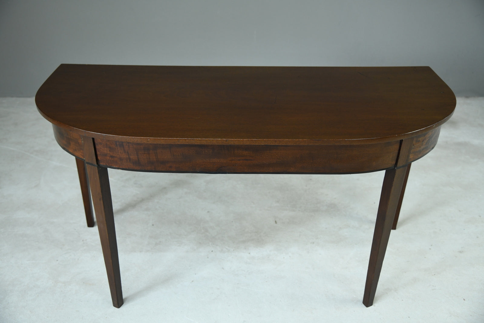 Mahogany D End Occasional Table