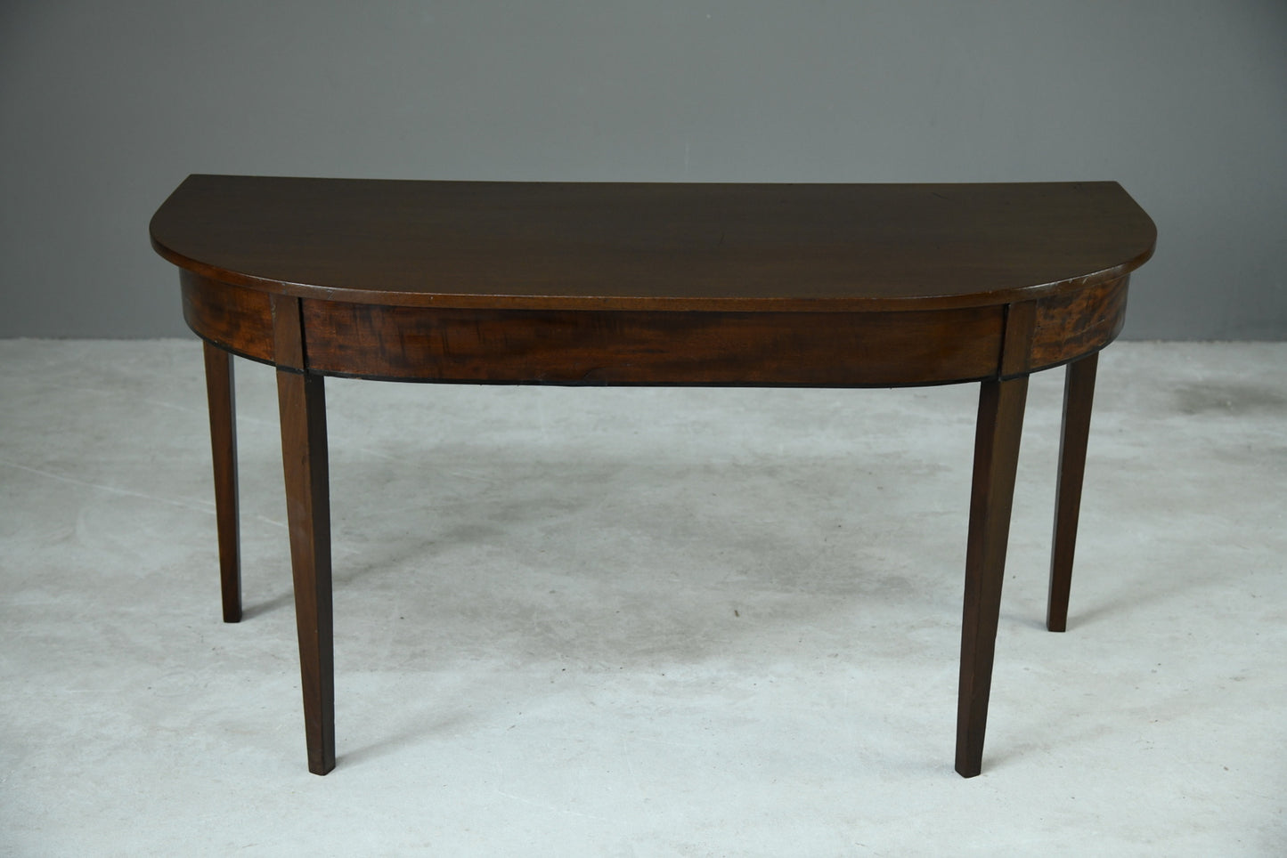 Mahogany D End Occasional Table