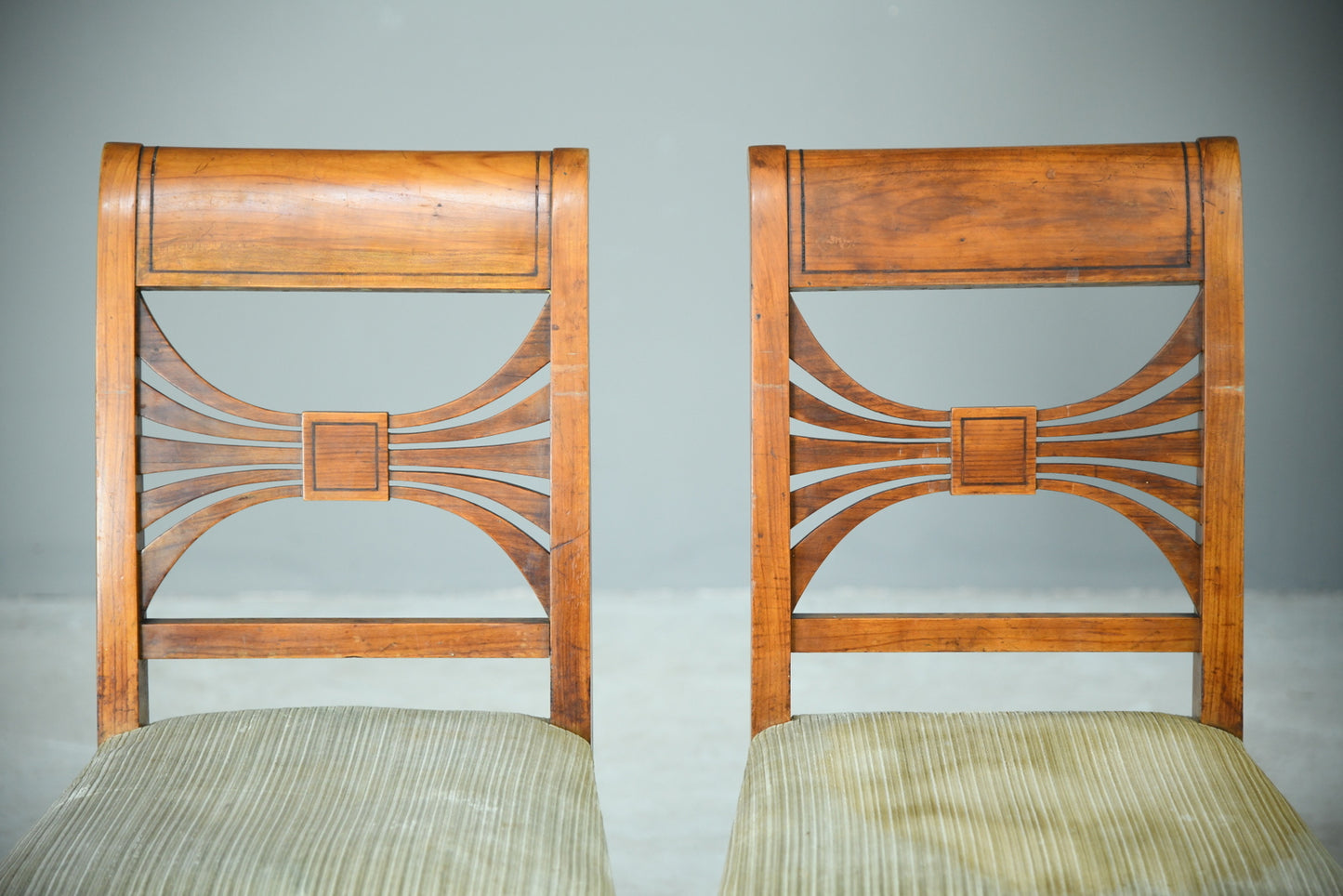 Pair Biedermeier Side Chairs