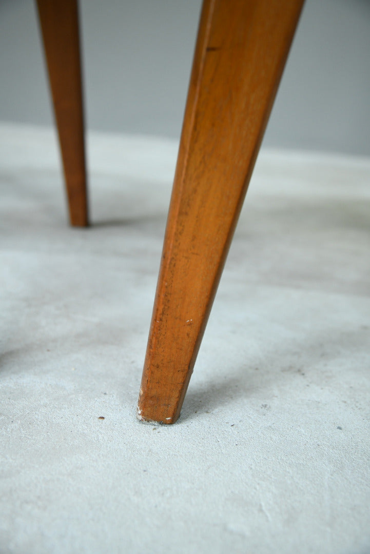 Set 4 Retro Teak Dining Chairs